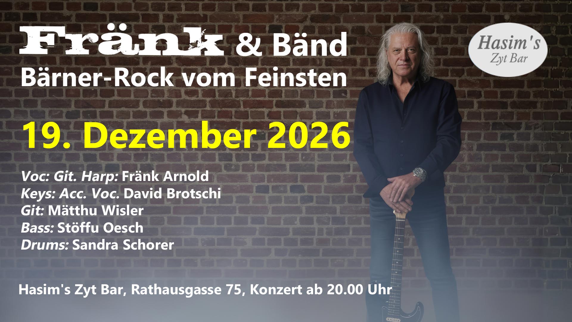 2026 Live-Gig mit Fränk & Bänd